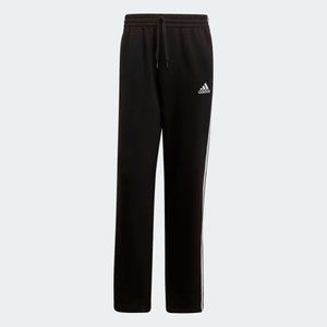 Men's Adidas Big & Tall Straight Leg Black Fleece Pants Size‎ 4XL GK9267 NWT